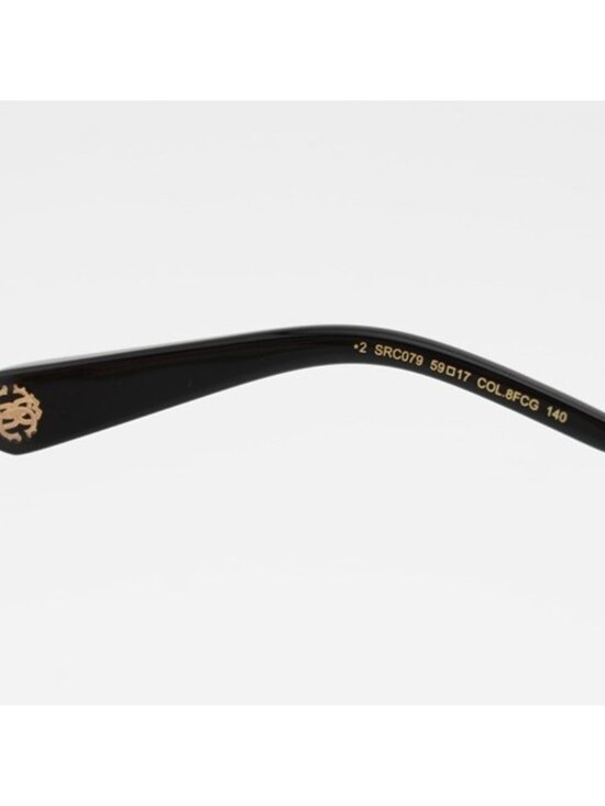 Roberto Cavalli SRC079M 8FCG Sunglasses Gold Butterfly Frame, Brown Lenses main image 7